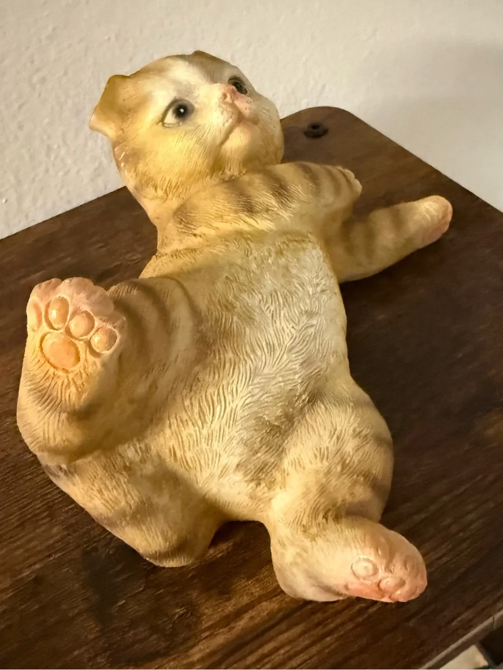 Vintage Scottish Fold Cat Figurine